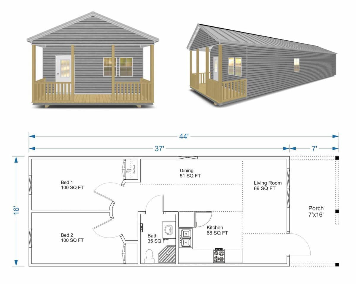 Tiny Homes For Sale In Alachua - ProBuilt Structures