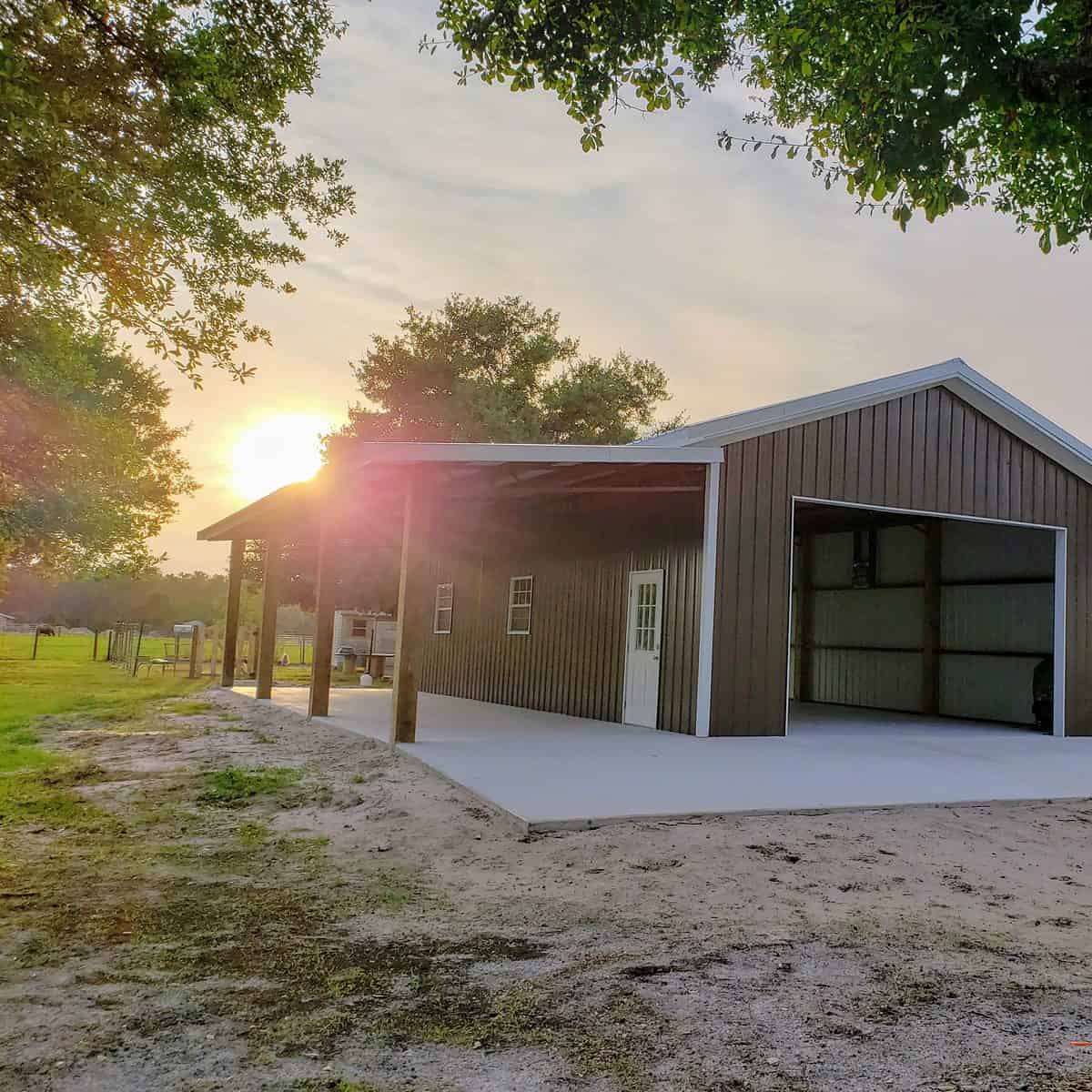 Steel Buildings Sheds Carports Turn Key Construction Probuilt Structures 9903