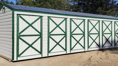 6 stall tack room shed